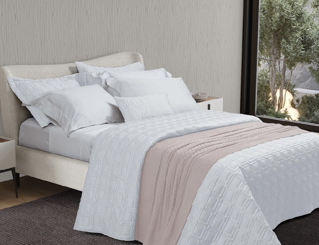 COMFORTER SUPER-KING CONSTANTINE L-3385, Color: White