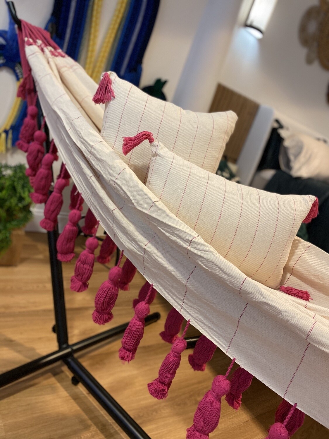 HAMMOCK TASSEL MAR CASAL, Color: Pink
