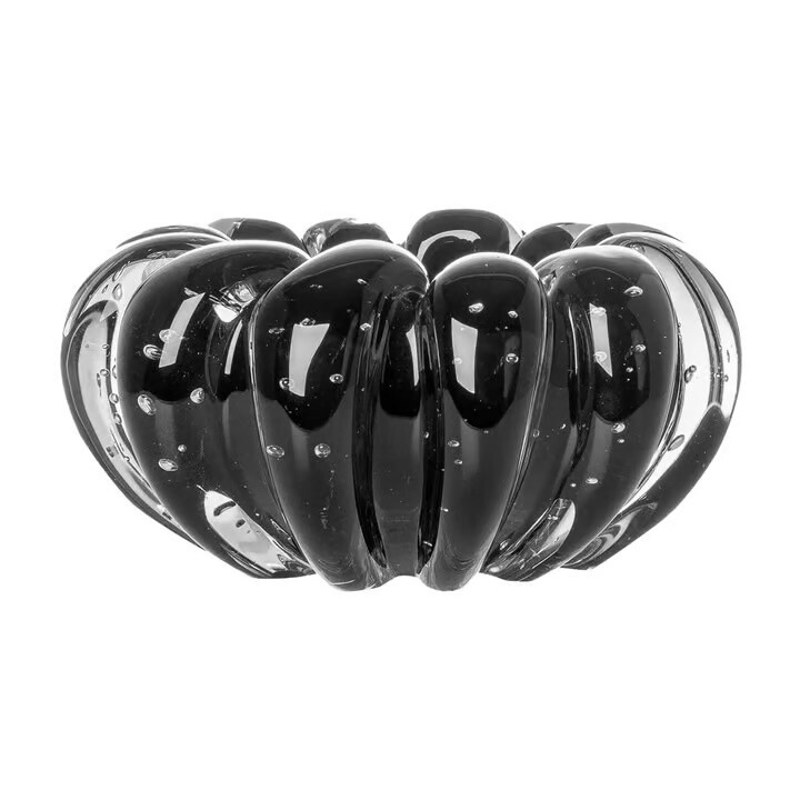CACHEPOT EM MURANO – TÉO – PRETO