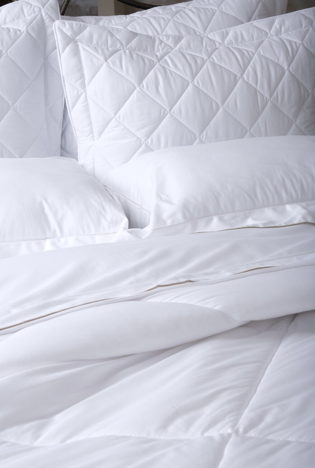 BED SHEET SET SINGLE CONSTANTINE, Color: White