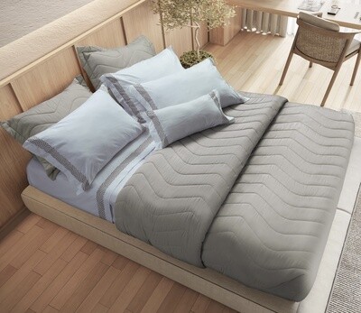 COMFORTER WITH BEDSHEET SET SINGLE ONDAS 06pcs