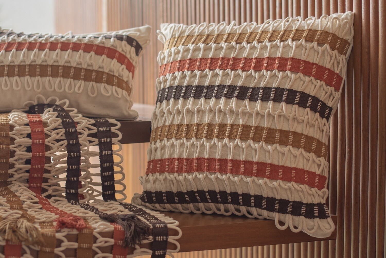 CUSHION COVER CORRENTE 50X50, Color: Orange