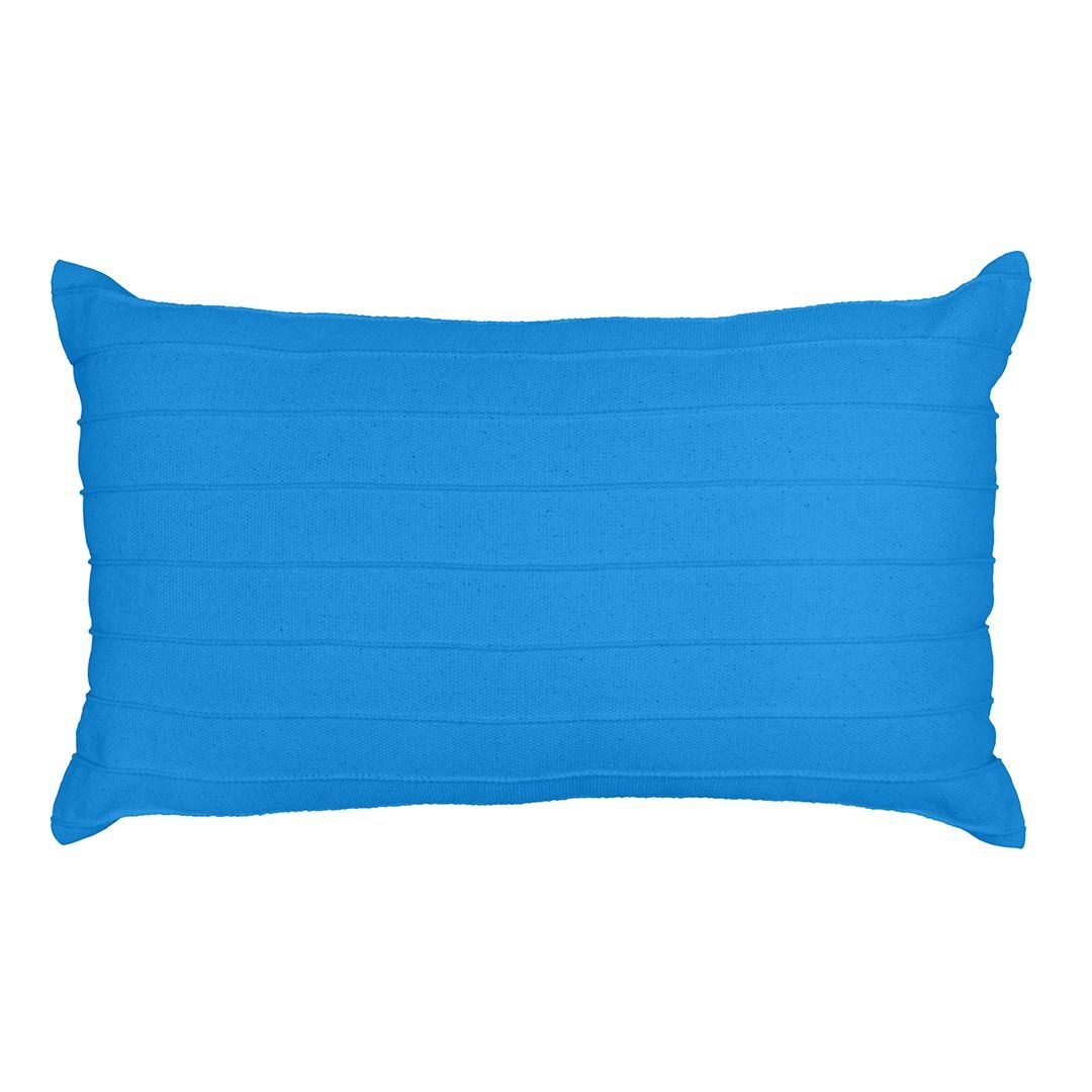 CUSHION COVER DRAPEADA RETANGULAR 50X30, Color: Blue