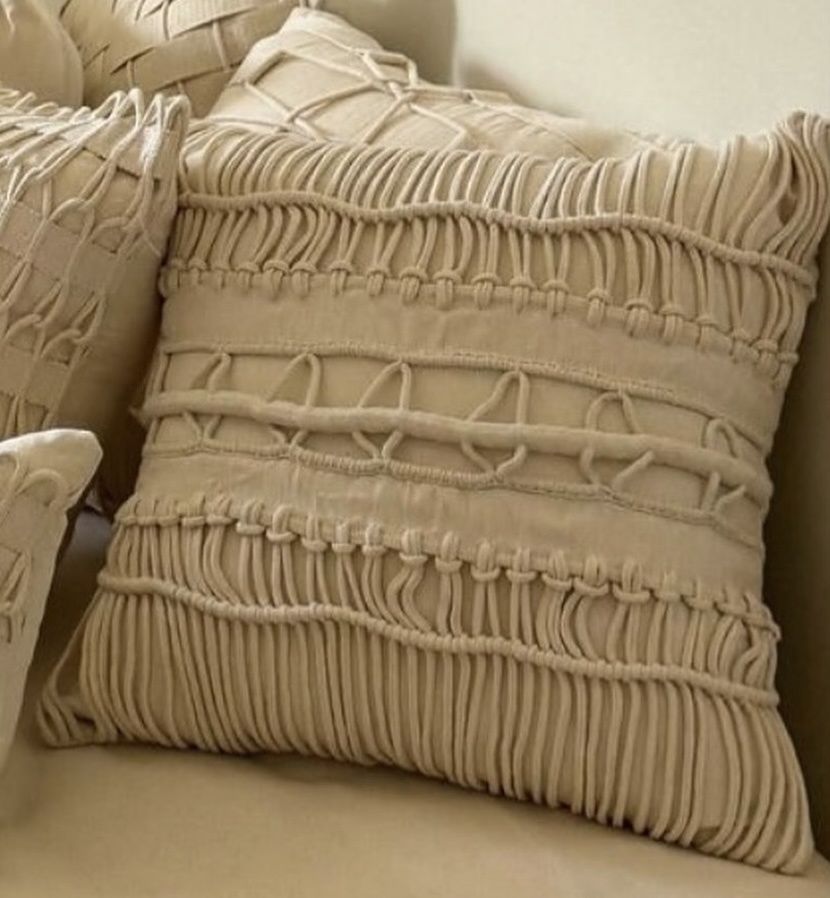 CUSHION COVER ESTILIZADA 50X50, Color: Off White
