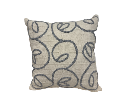 CUSHION COVER BORDADO RAMOS 0.45 X 0.45