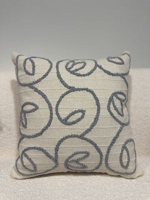 CUSHION COVER BORDADO RAMOS 0.45 X 0.45
