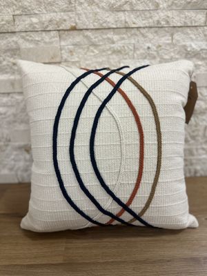 CUSHION COVER BORDADO CORDOES 0.45 X 0.45