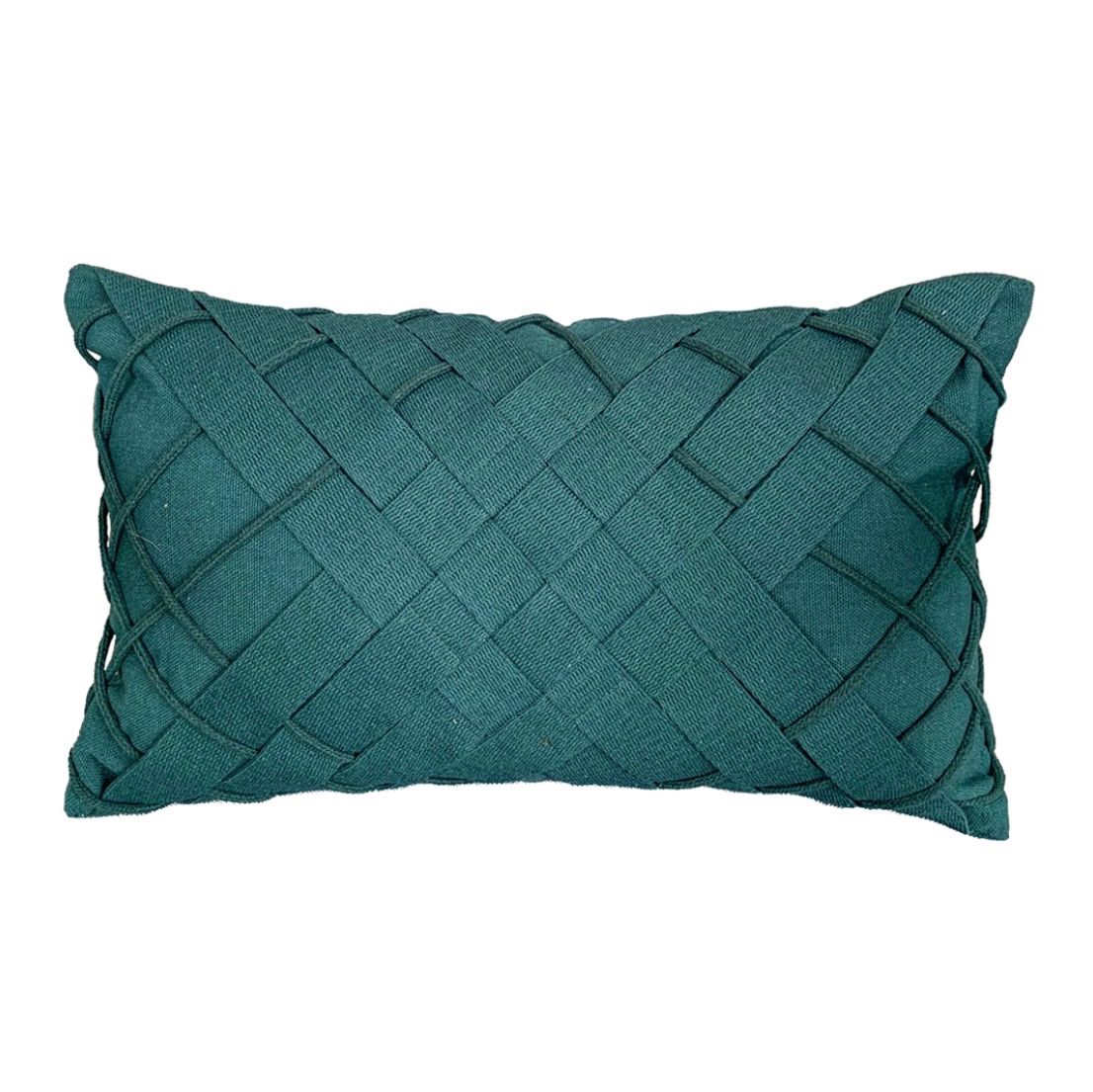 CUSHION COVER TRANCE DIAGONAL 30X50, Color: Green