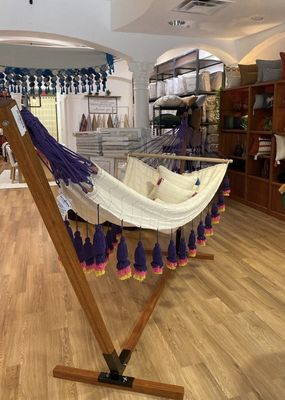 HAMMOCK TASSEL TRI CASAL, Color: Purple/Pink &amp; Yellow