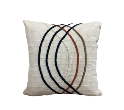 CUSHION COVER BORDADO CORDOES 0.45 X 0.45