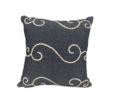 CUSHION COVER BORDADO ROCOCO 0.45 X 0.45