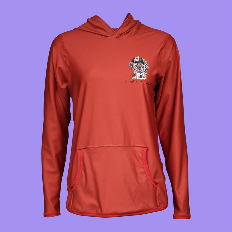 Women's Doodle All Day Long Sleeve Hooded Sweatshirt