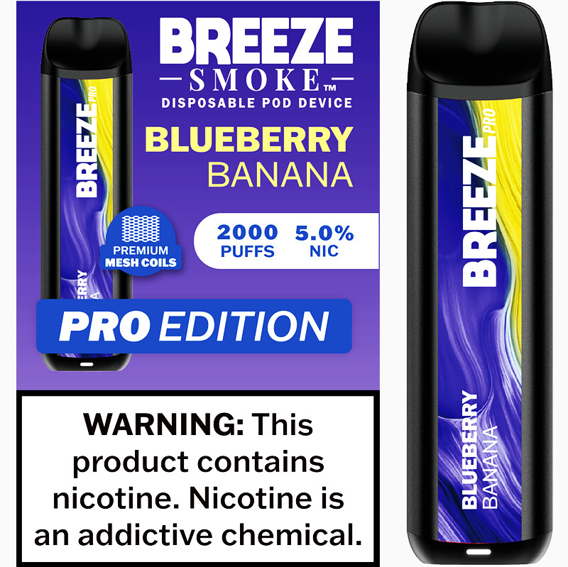 Breeze Pro 2000 - Blueberry Banana