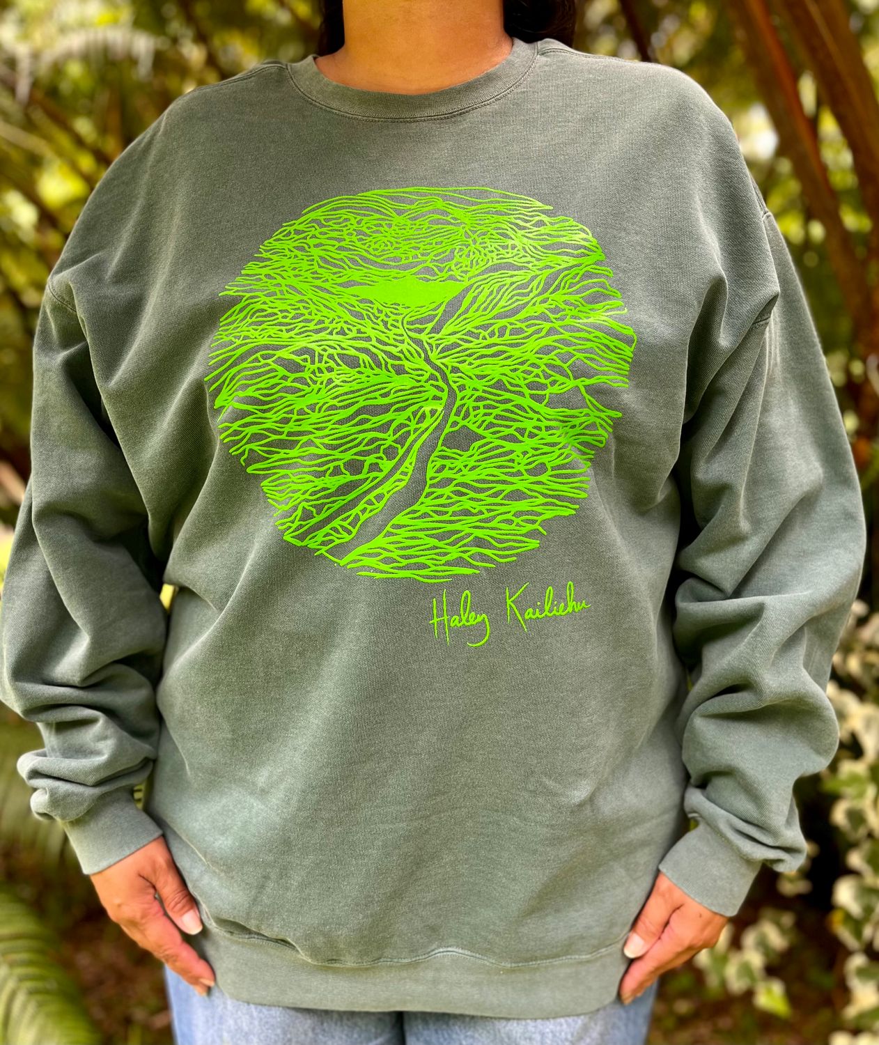 Kukaiau Green Sweatshirt