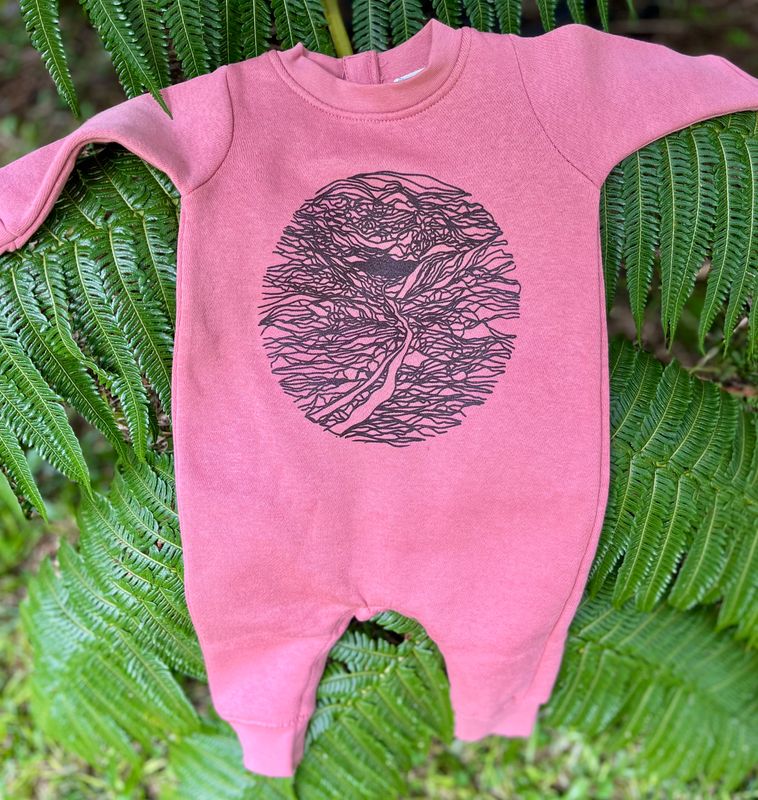 Kukaiau Onesie - Pink
