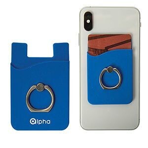 Braxton - Silicone Phone Wallet With Ring