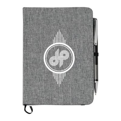 FSC® Mix Heathered Bound Notebook - 5IN x 7IN