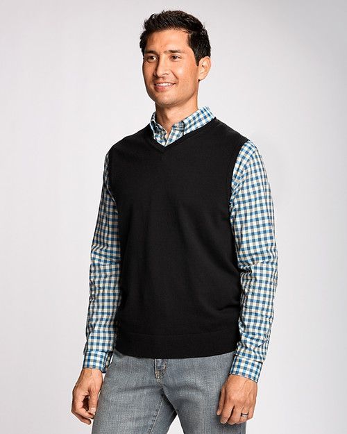 Lakemont Tri-Blend V-Neck Sweater Vest - Men's