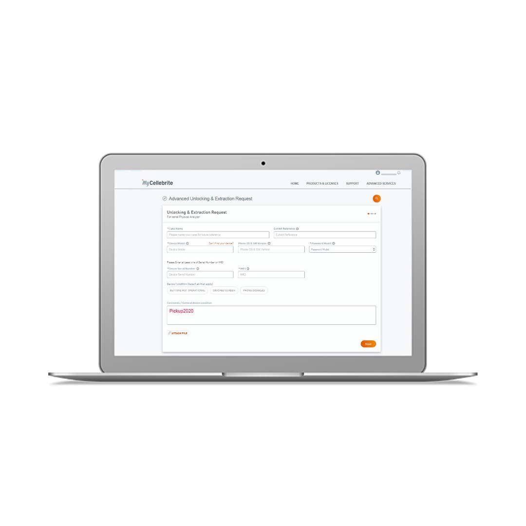 Cellebrite CAS