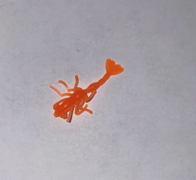 BY Freshwater Shrimp UV Fluorescent Orange