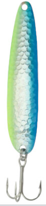 Stinger Spoon Silver Blue Dolphin Neon Glow