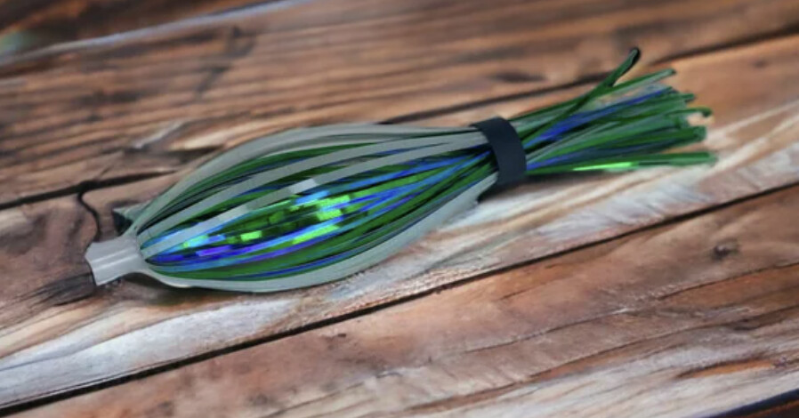 Wet Willy 4&quot; Fly 2pk Glow Pickled Sunshine