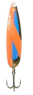 Stinger Spoon Silver Orange Edge Blue UV