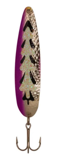Stinger Spoon Silver Purple Killer