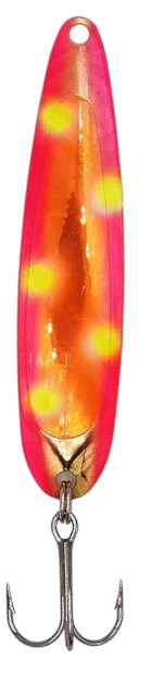 Stinger Spoon Silver Pink Flash UV