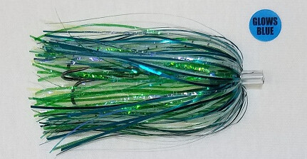 Howie&#39;s Tackle Fly Skirts 3pk Blue Donkey Glow