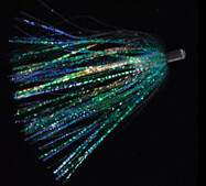 Howie&#39;s Tackle Fly Skirts 3pk Glitter Double Aqua