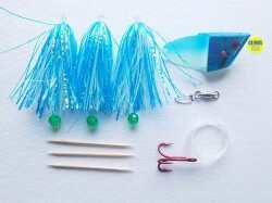 Howie Fly Meat Rig Blue Splash