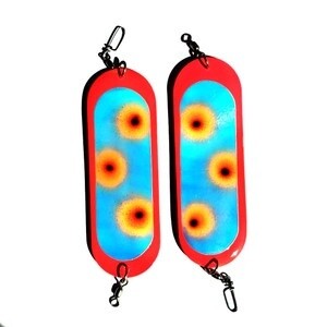 Salmon Candy Double O Steelie Candy