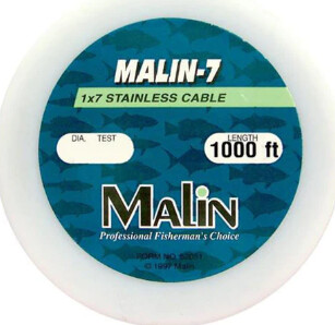 Malin 20# Stainless Steel Wire 1,000&#39;