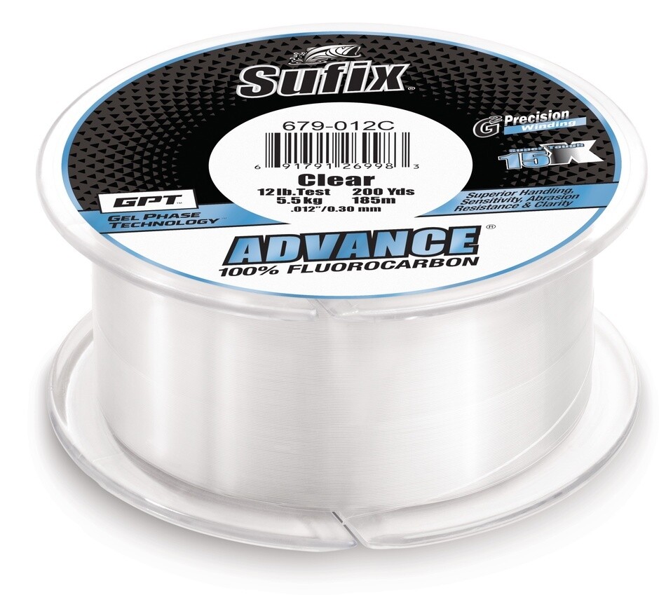 Sufix Advance 100%  Fluorocarbon 200yds 20#