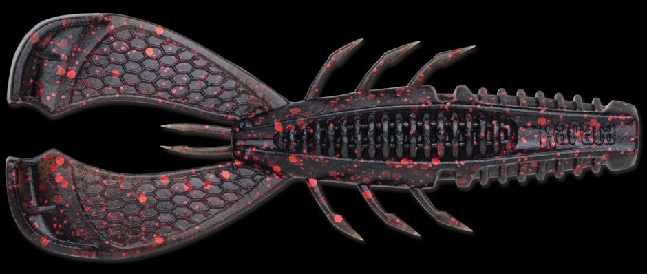Cleanup Craw 3.5" Black Red Flake