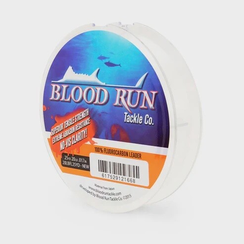 Blood Run Fluorocarbon 25yd 30#