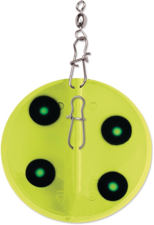 Luhr Jensen Dipsy Diver 1 Chartreuse Green UV