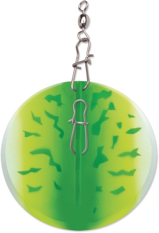 Luhr Jensen Dipsy Diver 1 Green Fire UV