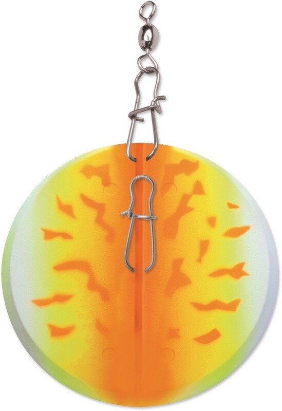 Luhr Jensen Dipsy Diver 1 Orange Fire UV