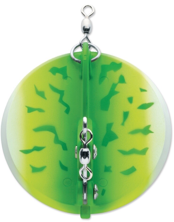 Luhr Jensen Magnum Dipsy Diver 3 Green Fire UV