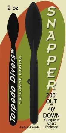 Torpedo Diver Snapper Black 2oz
