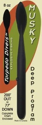 Torpedo Diver Musky Black 8oz
