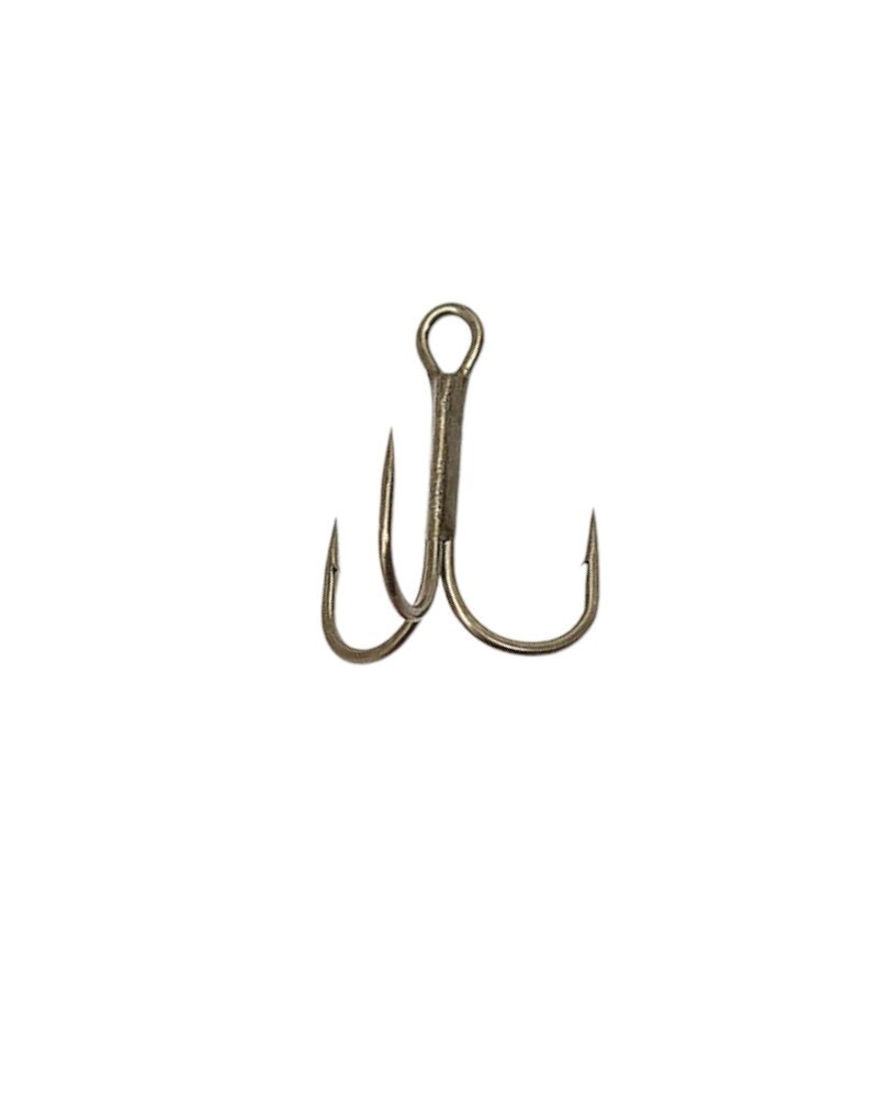 Gamakatsu Treble Round Bend Hook Bronze #1