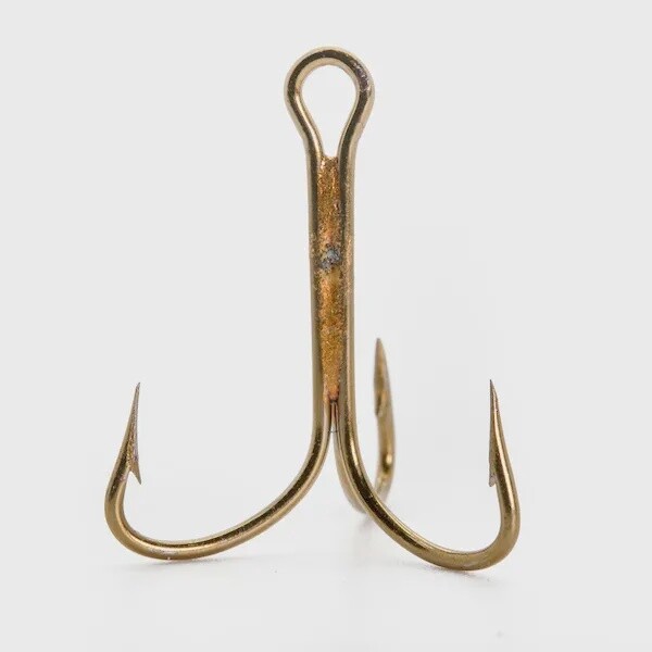 Mustad Triple Grip Treble Hook Bronze #8