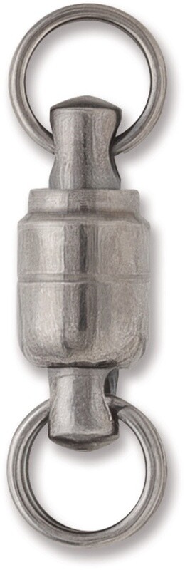 VMC Ball Bearing Swivel w/ Split Rings Black #2