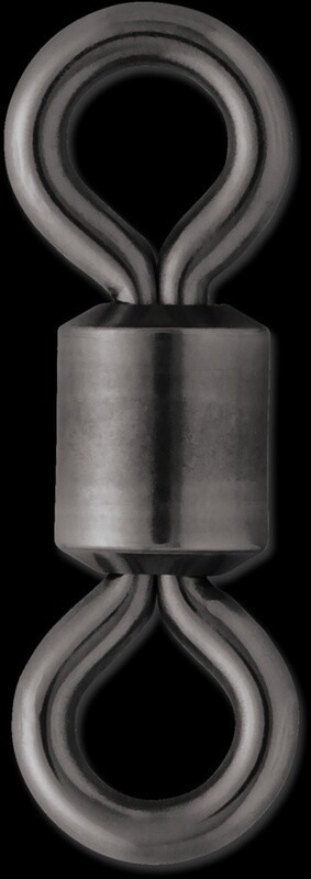 VMC Black Stainless Steel Rolling Swivel #1/0