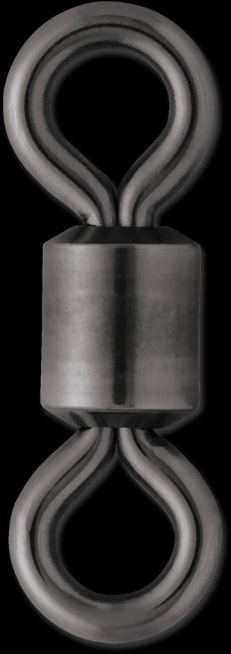 VMC Black Stainless Steel Rolling Swivel #12