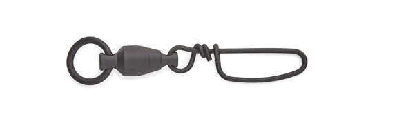 Sampo Coastlock w/Welded Ring Snap Swivel Black #4