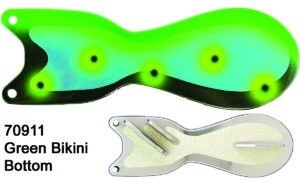 DW Spin Doctor 8&quot; Green Bikini Bottom